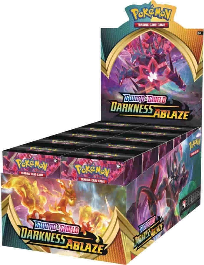 Pokemon SWSH3 Darkness Ablaze Prerelease Build & Battle Kit Display Box (10 Kits)